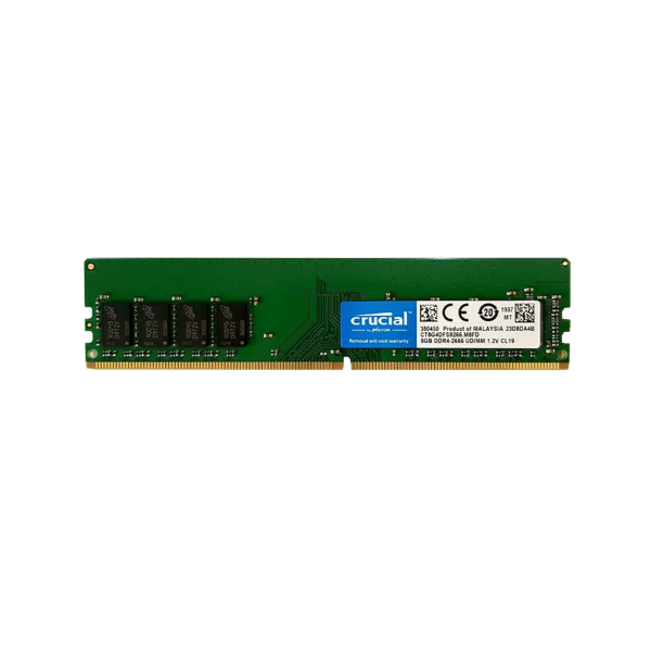 رم دسکتاپ DDR4 تک کاناله 2666 مگاهرتز CL19 کروشیال ظرفیت 8 گیگابایت